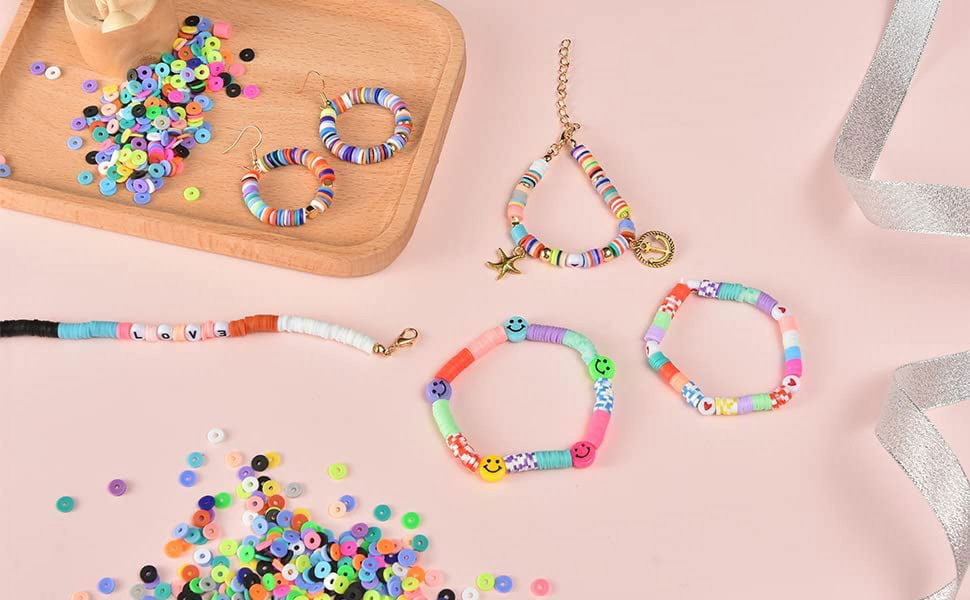 6000 Pcs Polymer Clay Beads Bracelets Making Kit 291 Pcs DIY Charms Pendan  - Beading & Jewelry Making Kits, Facebook Marketplace
