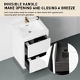 thumbnail image 6 of 24" Bathroom Vanity with Single Sink | Quiet Drawer Operation, Pre - assembled for Convenience | High - quality Wood, Stone Resin Sink | Solves Storage and Hygiene Problems, 6 of 6
