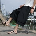 thumbnail image 6 of Ierhent Men’S Sweat Pants Men's Basic Tech Woven Track Jogger Pants, Quick Dry, Lightweight, Stretchable Black,3XL, 6 of 6