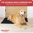thumbnail image 4 of GFDYREE - Ultra Absorbent Microfiber Dog Door Mat, Durable, Quick Drying, Washable, Prevent Mud Dirt, Keep Your House Clean (Black, Large) - 36 x 26 Inch, 4 of 7