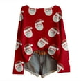 thumbnail image 4 of MHFRRA Sudadera con Capucha Sin Cabeza Atmosphere para Mujer Rojo, 4 of 4