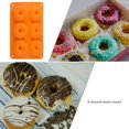 thumbnail image 3 of 6 Doughnut Silicone Mold Diy Round Cake Angel Circle Biscuit Muffin Mold Donut, 3 of 5