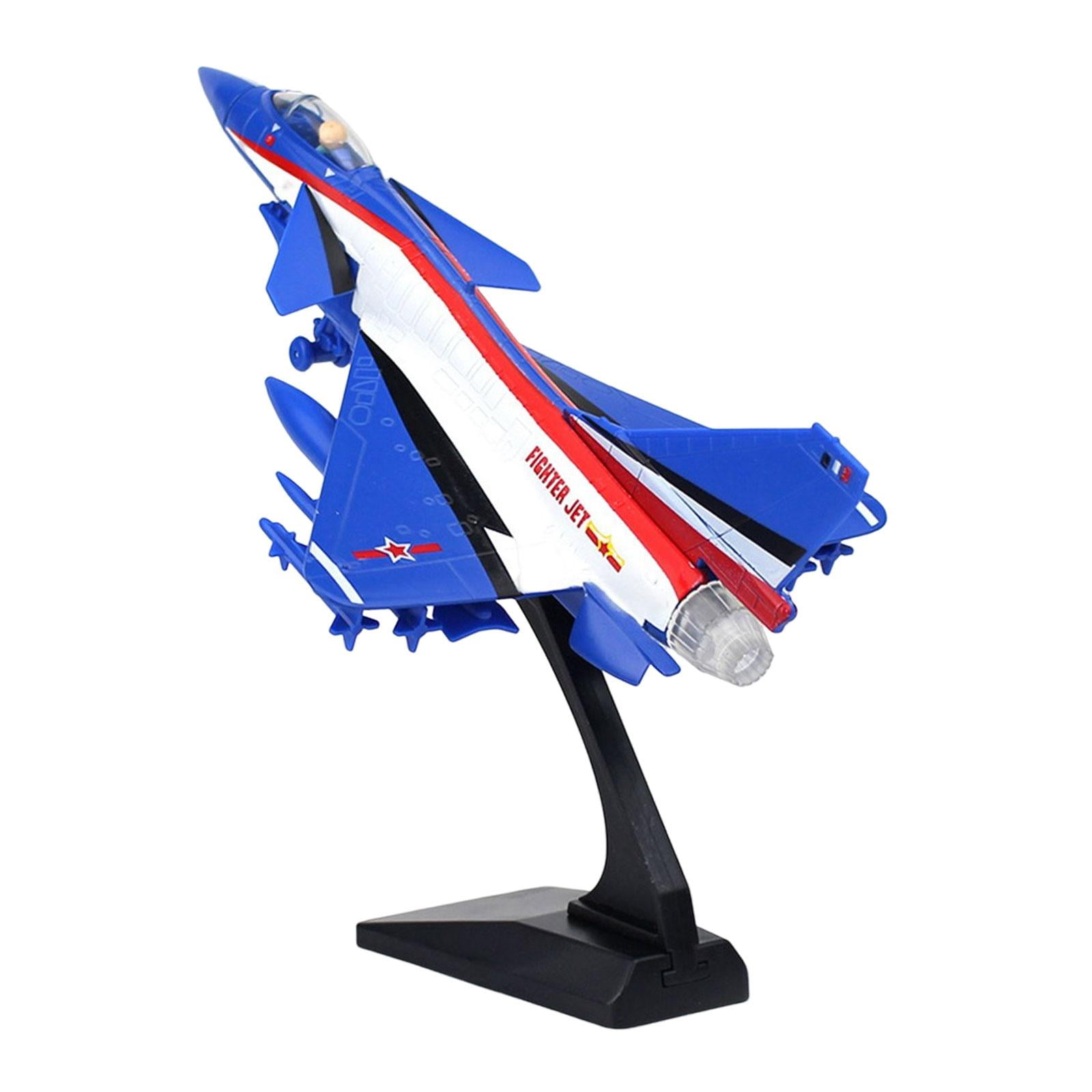 LeeQinersw Fighter Aircraft, Airplane Model Attack Plane Decorative for Bedroom Decorations Blue