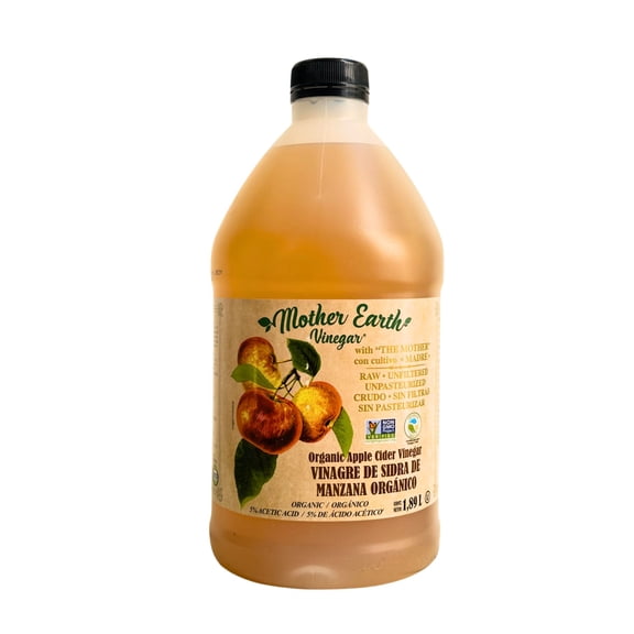 Vinagre De Sidra De Manzana Orgánico Mother Earth 1.89lt Mother Earth 1.89 Lt