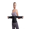 thumbnail image 1 of Women Bodyfitting Waist Trainer Zipper Double Belt Workout Slimming Trimmer, 1 of 2