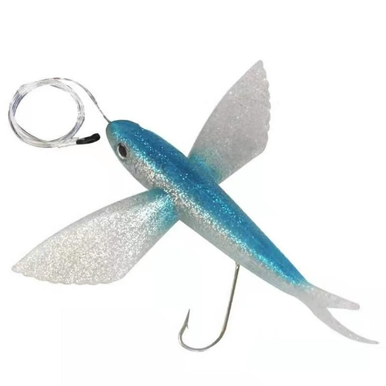 Flying Fish Artificial Bait Soft Tuna Lure Seawater Fishing Lure For  Kingfish