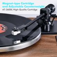 thumbnail image 2 of Tocadiscos FancyRabbit H2410-Rosewood con altavoz Bluetooth, 2 of 6