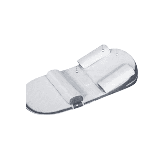 Cojín Almohada Antireflujo Para Bebé  Malubero BLANCO GRIS