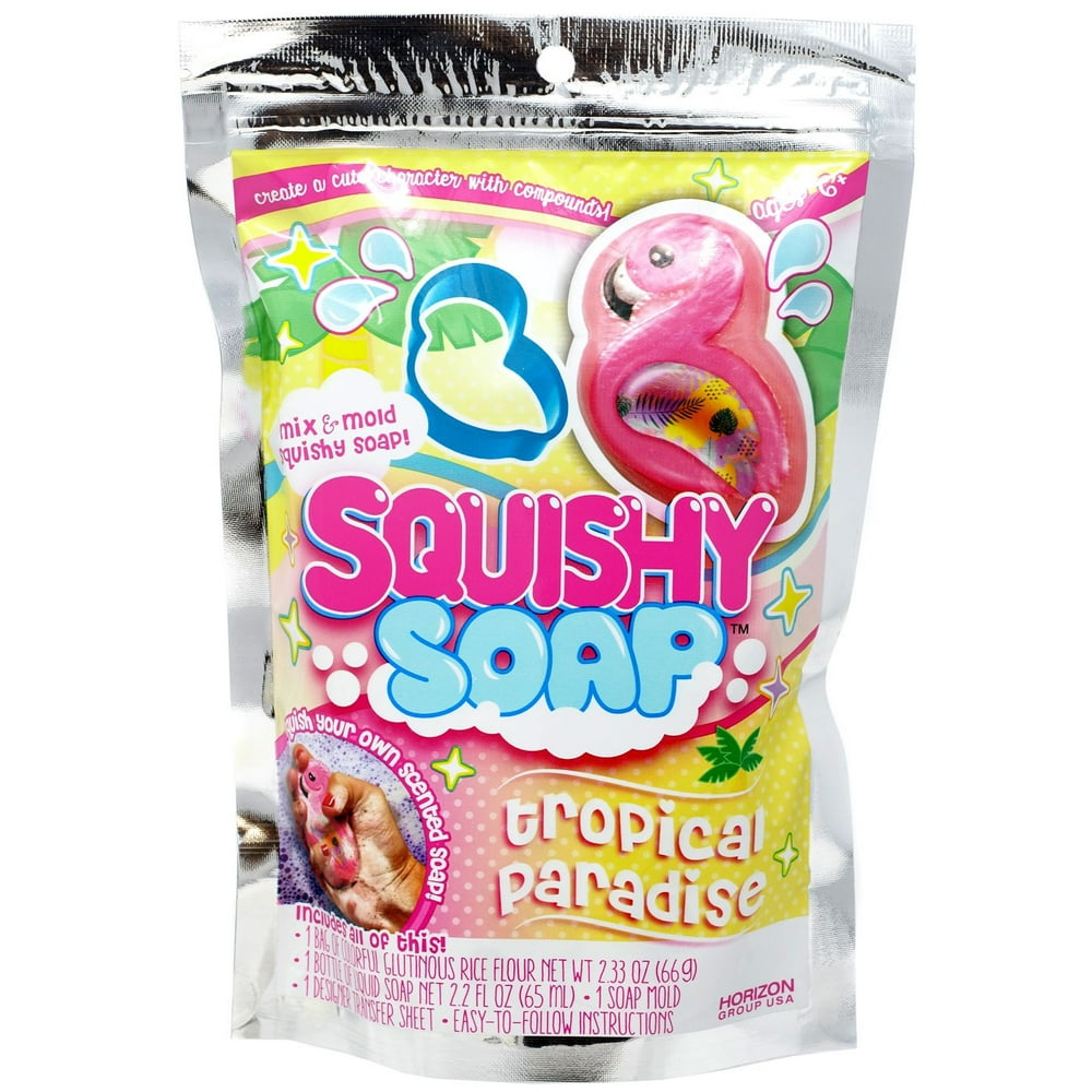squishy pumpkin soap