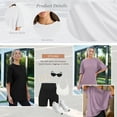 thumbnail image 3 of SUNBS Plus Size Tops for Women Workout T Shirts Short Sleeve Spring Tee Summer Clothes,Sizes S-3XL, 3 of 9
