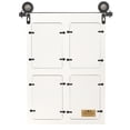 thumbnail image 4 of Excello Global Products Barndoor Collage Frame - Holds Four 4x6" Photos (White) - EGP-HD-0445-B, 4 of 5