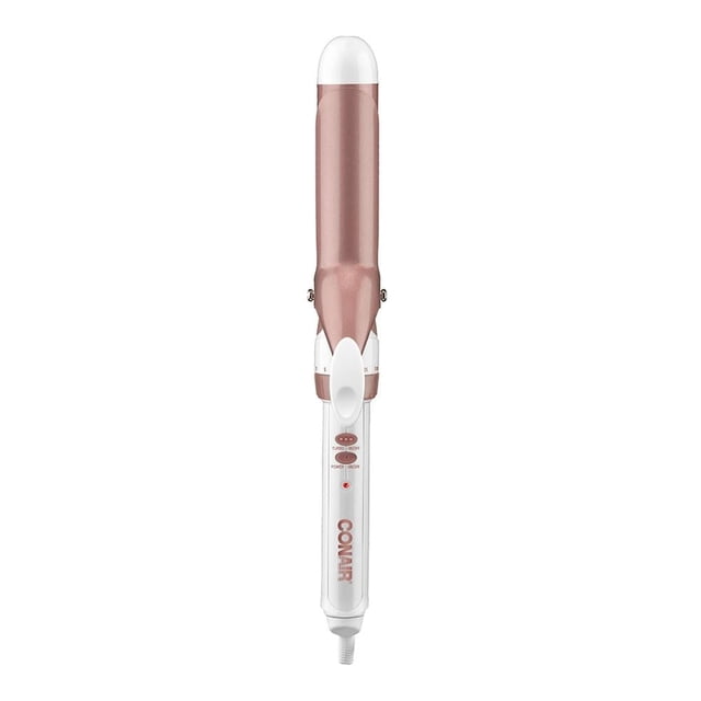 Tenaza CONAIR Doble Cerámica De 1 1/4 Pulgadas Rose Gold Cd702Gnes