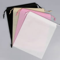 Raindrops 20Pcs Storage Bags Soft Breathable Nonwoven Drawstring Bag for Organizing