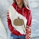thumbnail image 2 of Sudadera para mujer Otoño Sudaderas Moda Casual Festival Impreso Blusa de manga larga Sudadera con capucha Tops Sudadera Odeerbi ODB-5, 2 of 5