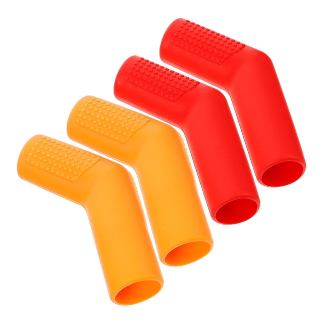 OUNONA 4Pcs Motorcycle Gear Shift Covers Silicone Wear Protection for Off Road Vehicles 9.00X2.50X2.50Cm