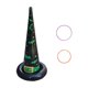 thumbnail image 2 of Juego Inflable de Lanzamiento de Sombrero de Bruja de Halloween | Juego de Lanzamiento de Aros de Pvc de 3 Piezas con Diseño de Tarro de Poción | Decoración Portátil para Fiestas Infantiles y Adultas, 2 of 6