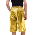 thumbnail image 4 of RXIRUCGD 2025 Summer Clothes for Kids Solid Color Loose Glossy Straight Leg Shorts For Boys And Girls Five Part Shorts For Performance Mid Length Shorts, 4 of 4