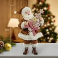 thumbnail image 7 of Kurt Adler 10.5-inch Fabriché Gingerbread Santa Holding Tree, 7 of 7
