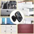 thumbnail image 5 of 4 Pcs Cabinet Handle Drawer Pulls Wolf Knobs with Screws Square Furniture Office Cabinet Knob Decoration, 5 of 7