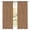 Walnut brown, variant on Modern Boho Sheer Curtains 72 Inches Long, Solid Color Linen Texture Beige Light Filtering Window Curtains for Living Room/Bedroom, Rod Pocket Voile Sheer Curtain Drapes, 52"W x 72"L, 2 Panels