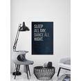 thumbnail image 4 of Sleep All Day, Dance All Night Painting Print on Wrapped Canvas, 4 of 7