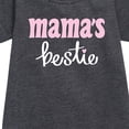 thumbnail image 2 of Instant Message - Bestie Mama - Toddler & Youth Girls Fleece Dress, 2 of 5