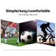 thumbnail image 2 of Guardurnaity Calcetines de compresión Correr Medias hasta la rodilla Protector de pantorrilla antideslizante Deportes al aire libre Calcetería con Accesorios de calzado Rompecabezas/S/M, 2 of 6