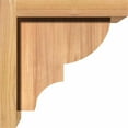 thumbnail image 3 of 7 1/2"W x 8"D x 8"H Ridgewood Smooth Corbel w/Backplate, Western Red Cedar, 3 of 9