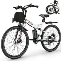 Gocio 26" Folding Electric bike for Adults, 750W Peak Motor 48V 7.8Ah Battery, 21 Speed Mountain Ebike, UL2849