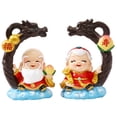 thumbnail image 1 of KAKOWELY piezas de decoración para tarta de abuelo y abuela, Dios de la longevidad, palabra de bendición china, centro de mesa, suministros para fiesta de aniversario, regalo dulce, 1 of 4