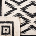 thumbnail image 6 of Safavieh Dhurries Terrance Geometric Wool Area Rug, Ivory/Black, 6' x 9', 6 of 10