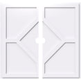 thumbnail image 1 of Ekena Millwork CMP38EY2-03000 38 Po OD x 3 Po ID Carré Embry Architectural Grade PVC Médaillon de Plafond Contemporain - 2 Pièces, 1 of 1