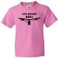 thumbnail image 3 of Inktastic Life Behind Bars Mountain Bike Youth T-Shirt, 3 of 5