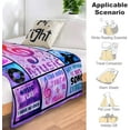 thumbnail image 4 of LHSHID Dancer Gifts Blanket Dance Life Flannel Fleece for Sofa Couch Bed Office All Season 30x40in, 4 of 6