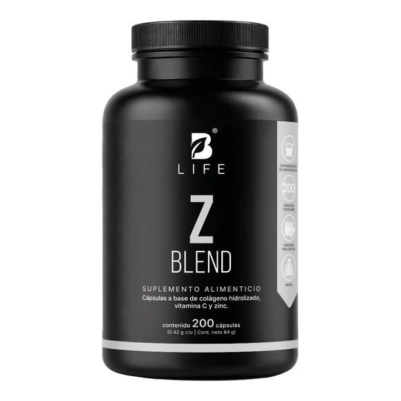 Suplemento alimenticio + B life + Z Blend