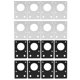 thumbnail image 1 of Placa de montaje de aleación de aluminio con soporte plano de montaje de motor paso a paso 42 para impresora 3D VoborMX herramienta, 1 of 8