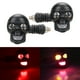 thumbnail image 2 of Luces LED intermitentes de calavera de 12 V (paquete de 2) para personalización de motocicletas y bicicletas, luz auxiliar de dos colores, ámbar y blanco., 2 of 7
