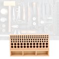 thumbnail image 4 of 98 Holes Storage Rack Leather Craft Tool Holder Box Hand Work Holder Stand Organizer 98 Holes, 4 of 8