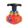 thumbnail image 1 of Trompos iluminados para niños, 3 juguetes OVNI con luces LED intermitentes, juego de giroscopio musical, juguetes de actividades giratorias, juguetes giroscópicos giratorios a mano novedosos, 1 of 5