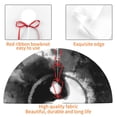 thumbnail image 4 of Lsque Yin And Yang Print Christmas Tree Skirt, Tree Skirt with Ties or Velcro, Perfect for Holiday Decorations, Halloween, and New Year-48", 4 of 7