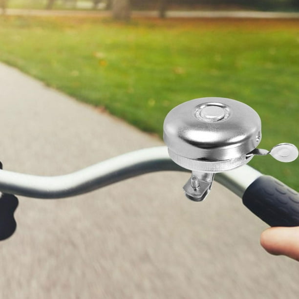 Timbre De Campana De Acero Para Bicicleta Ajustable Color Rojo