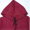 thumbnail image 4 of Hurxie Mens Adult Robe Hooded Cloak Halloween Christmas Party Cosplay Costume Vampire Tunic Hooded Uniform, 4 of 7