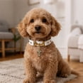 thumbnail image 6 of AuroraX Soft Nylon Dog Collar with Bow Comfortable Puppy Collar Safety Buckle Adjustable Lightweight Durable Easy-Care Fashion Pet Accessories for Dogs, 6 of 7