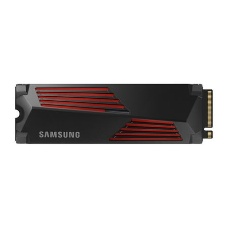 SAMSUNG 990 PRO w/ Heatsink Normal Package M.2 2280 1TB PCI-Express Gen 4.0 x4, NVMe 2.0 V7 V-NAND 3bit MLC Internal Solid State Drive (SSD) MZ-V9P1T0CW