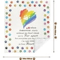 thumbnail image 5 of Dog Memorial Gifts - Pet Memorial Blanket Loss of Dog Sympathy Gift with Colorful Pawprints, Cat or Dog Loss Sympathy Gift-Pet Loss Gifts Throw Blankets 50"x60", 5 of 6