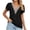 Black, variant on Top for Women Holiday Saving Plus Casual Breathable Tops Solid Plain V-Neck T-shirt Elegant Ladies Tshirt Trendy Ultra Soft Tee Shirts Loose Fit Oversize Short Sleeve Blouse Tshirts Pink L