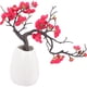thumbnail image 1 of GOOHOCHY Flor de ciruela artificial Fliga de ciruela falsa en la maceta decorativa artificial en macetas bonsai, 1 of 7