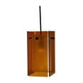 thumbnail image 5 of Meyda Tiffany 111293 5" Square Quadrato Amber Mini Pendant - Medium Amber, 5 of 5