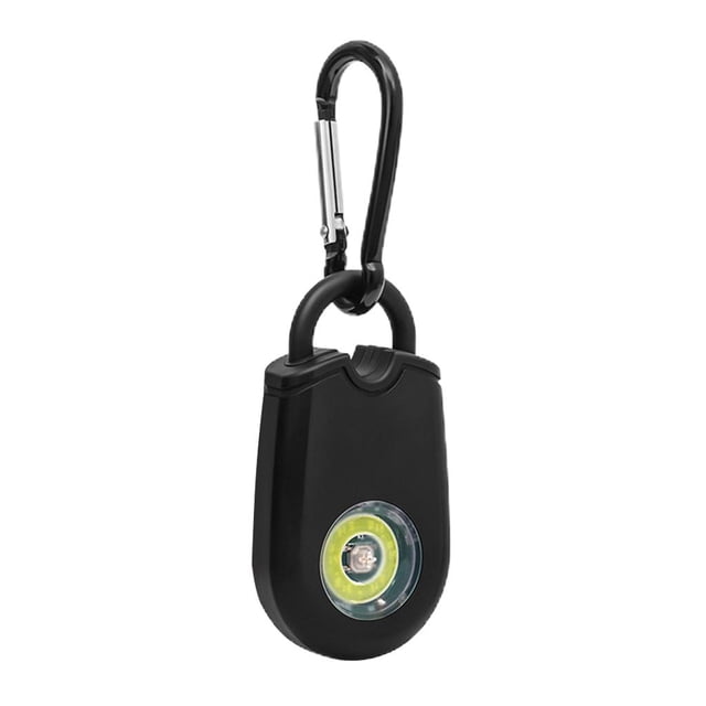 Alarma de seguridad personal Llavero Alarma de autodefensa con luz LED para Negro kusrkot Alarma personal