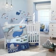 thumbnail image 5 of Lambs & Ivy Ocean Blue Plush Gray Octopus Stuffed Animal Toy - Inky, 5 of 5